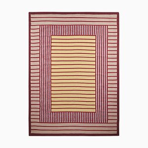 Tapis en Chanvre Rouge Jaune par Massimo Copenhagen