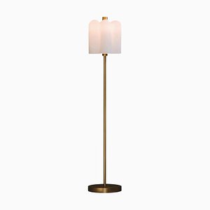 Odyssey 6 Brass Floor Lamp by Schwung