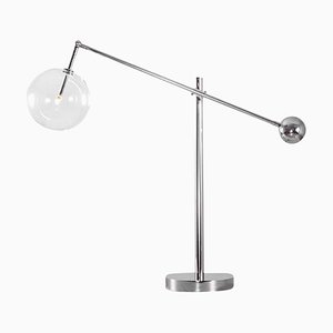 Lámpara de mesa Milan de níquel pulido de Schwung