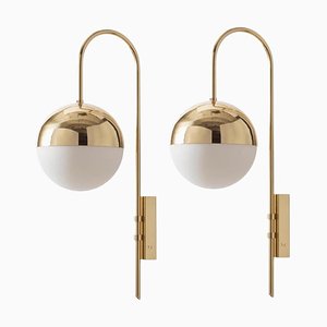 Brass Wall Lamp 01 by Magic Circus Editions, Set of 2