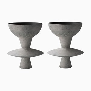 Unda Vase von Imperfettolab, 2er Set