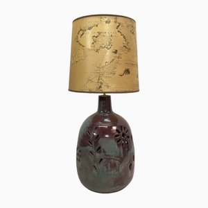Vallauris Ceramic Lamp, 1970s