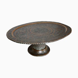 Islamic Ottoman Copper Table Tray, 1900s