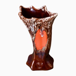 Fat Lava Free Form Vase, 1960er