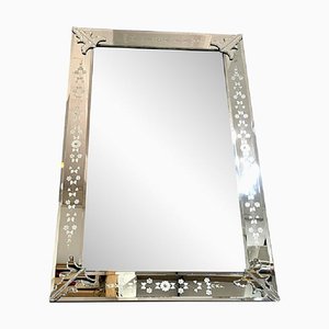 Venetian Rectangular Hand-Carving Wall Mirror by Simong