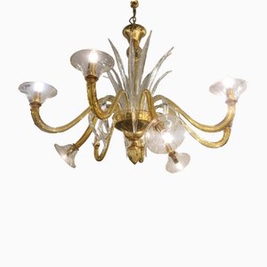 Amber Murano Glass Chandelier by Simong