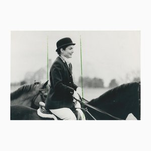 Jackie Kennedy Horseriding, 1970s, Photographic Print