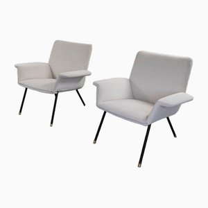 Armchairs by Augusto Bozzi for Saporiti, 1950s, Set of 2