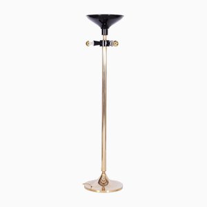 Mid-Century Brass Floor Lamp attributed to Kamenický Šenov, 1960s