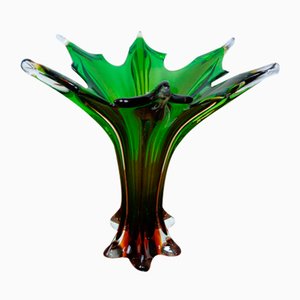 Murano Sommerso Glass Vase, 1960s