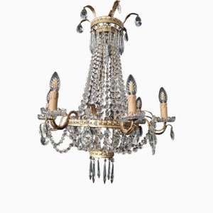 Lüstre a Corbeille Chandelier, 1890s