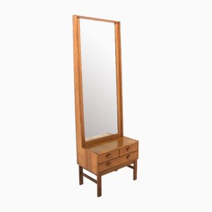 Teak Silhouette Mirror, Sweden, 1960s