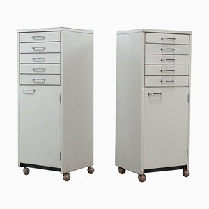 Mid-Century Dentist Cabinets with Drawers, Set of 2