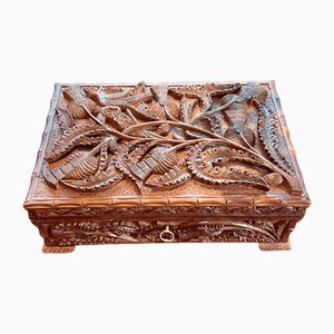 Art Deco Huanghuali Wood Box, North Vietnam