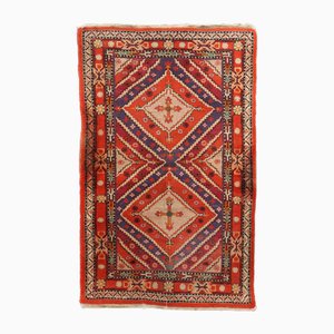 Antiker türkischer handgefertigter Melas Teppich aus schwerer Knotenwolle