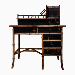 Bureau Victorien en Bambou, 1890s