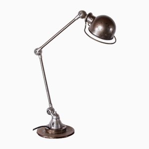 Lampe de Bureau Industrielle en Métal par Jean-Louis Domecq pour Jieldé, 1950s