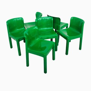 Modell 4875 Stühle von Carlo Bartoli für Kartell, 1970er, 6er Set