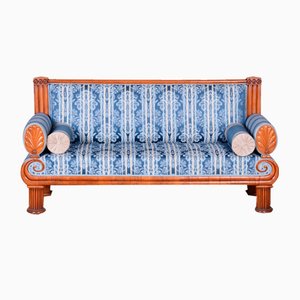 Biedermeier Museum Prag Sofa aus Kirschholz, Tschechisch, 1820er