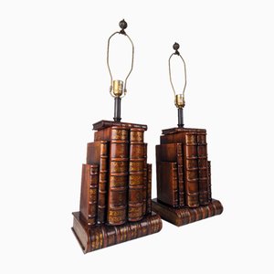 Book lamps by Theodore Alexander, Set of 2