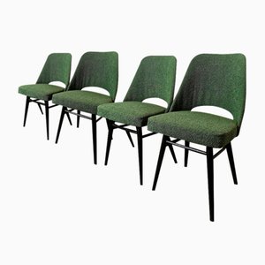 Dining Chairs by Radomir Hoffman for Ton, 1950s, Set of 4