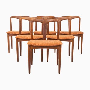 Chaises de Salle à Manger par Johannes Andersen pour Uldum Furniture Factory, Danemark, 1960s, Set de 6