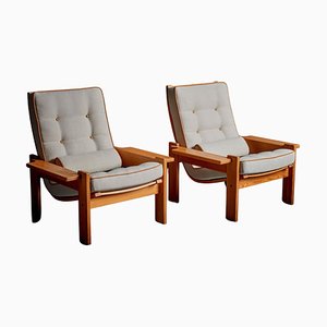 Vintage Lounge Chairs by Yngve Ekström for Swedese, 1960s, Set of 2