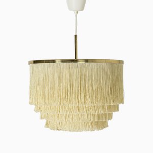 Lampe à Suspension Vintage Fringe par Hans-Dagen Jakobsson, 1960s