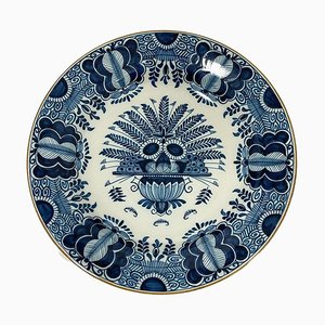 Large Wall Plate from Royal Tichelaar Makkum, 1940s