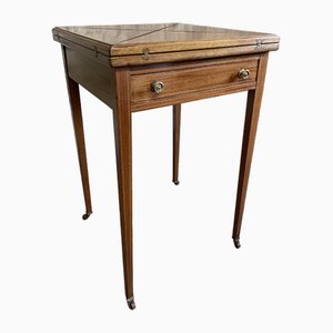 Edwardian Fold-Out Card Table