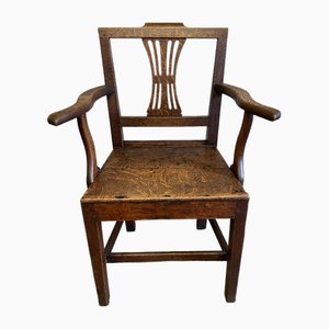 Vintage Georgian Oak Chair