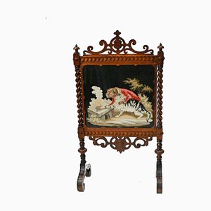 Viktorianischer Wandteppich mit Nadelspitze, 1890er