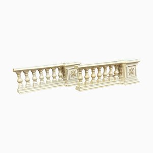Porcelain Balustrades Classical Garden by Philips London Palladian, Set of 2