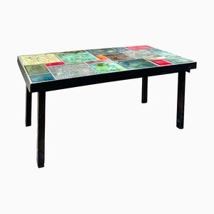 Polychrome Ceramic Coffee Table