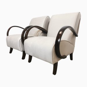 Set of Lounge Chairs by Jindrich Halabala, 1940s