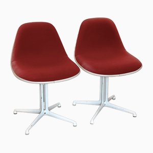 Lafunda Fibreglass Chair for Vitra by Charles & Ray Eames, 1960s, Set of 2