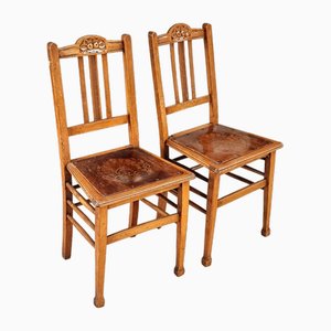 Chaises de Bistrot de Luterma, 1930s, Set de 2