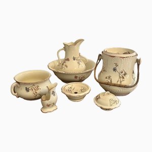 Edwardianisches Badezimmer Set von Mark Jones & Sons, 1900er, 7 Set