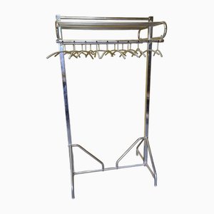 Dutch Industrial Chrome Coat Rack from Oostwoud, 1970s