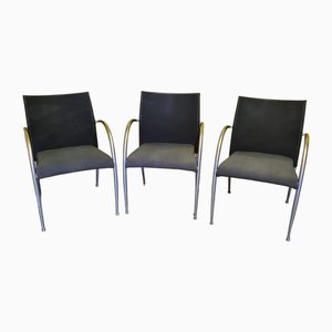 Fauteuils Tonon, Italie, 1990s, Set de 3