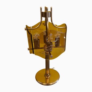 Italian Table Lamp by Luigi Colani for Sische, 1980s