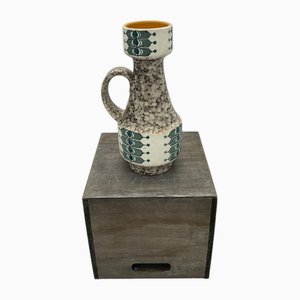 Jarrón de cerámica Jasba Form y Farbe, Alemania, años 60