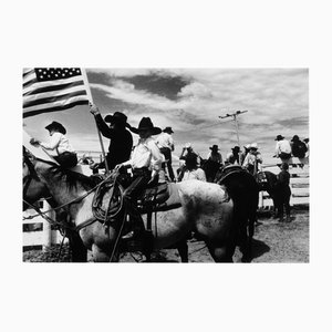 Michael Ormerod, Boy and Men on Horses, Photographic Print