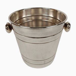 Vintage Champagne Bucket in Stainless Steell by Broggi, 1970s
