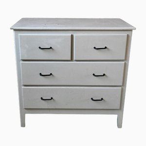 Small Vintage Grey Patinated Dresser