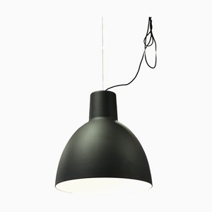 Lampada da soffitto Toldbod 550 nera di Louis Poulsen, anni '70