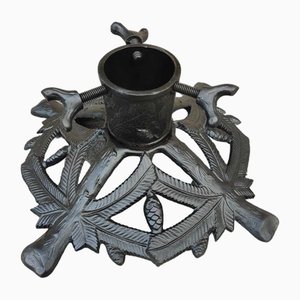 Art Nouveau Cast Iron Christmas Tree Stand