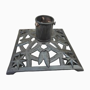 Art Nouveau Cast Iron Christmas Tree Stand