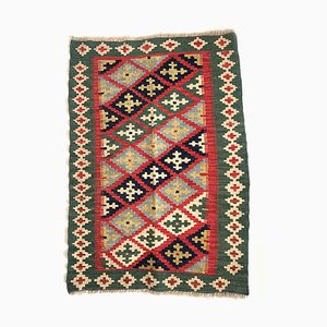 Vintage Anatolian Wool Flatwave Kilim Rug, 1960s