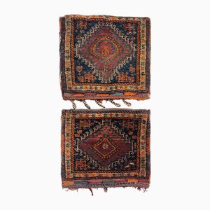 Antique Middle Eastern Tribal Rugs, Set of 2